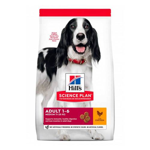 Bild von Hill’s Science Plan Hill’s Adult Medium Breed Chicken Dry Dog Food 2.5kg