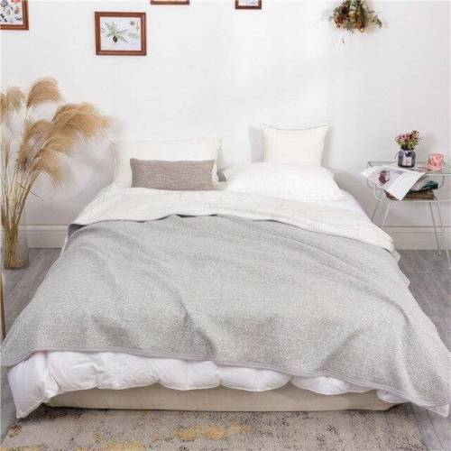Bild von Jane Spinning Queen Size Soft Plaid Comforter Bedspread – style 019 / 200x230cm