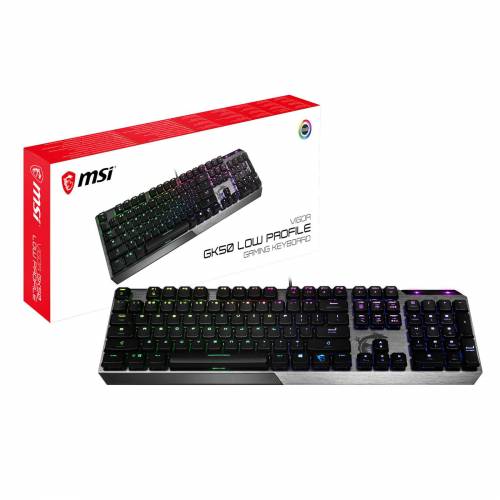 Bild von MSI Vigor GK50 LOW PROFILE Mechanical Gaming Keyboard UK Layout-