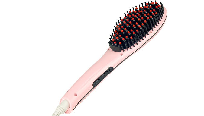 Bild von Hair Extension Lovers Hair Straightening Brush + FREE Detangler Brush – 3 Colours