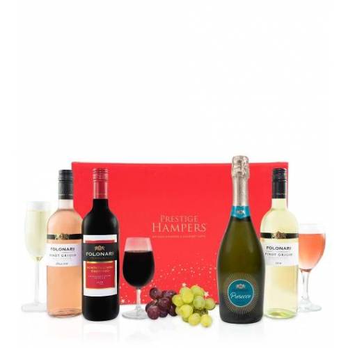 Bild von Prestige Hampers Italian Wine Set – Wine Hampers – Wine Hamper Delivery – Wine Gifts – Wine Gift Delivery – Wine Hampers UK – Wine Gifts UK